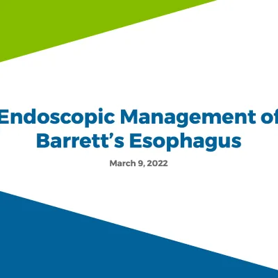 Endoscopic Management of Barrett’s Esophagus thumbnail.