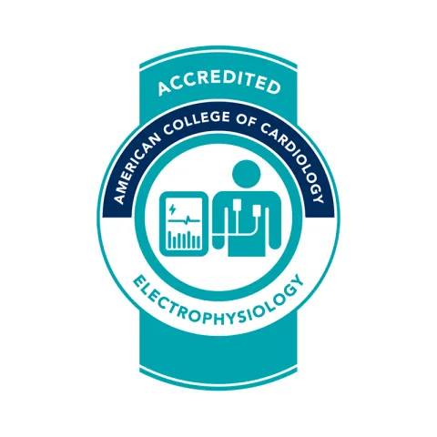 AdventHealth is an accredited organization for Electrophysiology by The American College of Cardiology