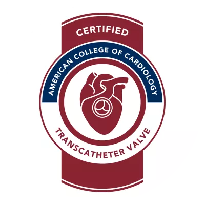 AdventHealth is a certified organization for Transcatheter Valve procedures by The American College of Cardiology